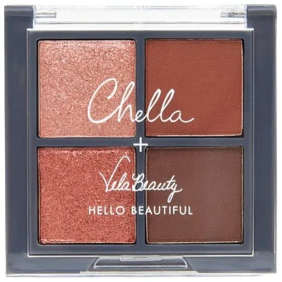Brand New Mini chella + velabeauty blushing rose eyeshadow palette - Picture 11 of 11